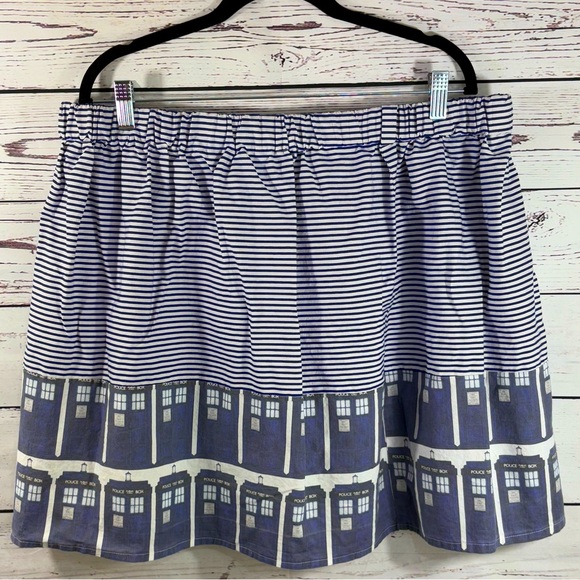 Rooby Lane Dresses & Skirts - Rare Rooby Lane Doctor Who Tardis Cosplay Skirt OOAK UK based Brand in Size XL